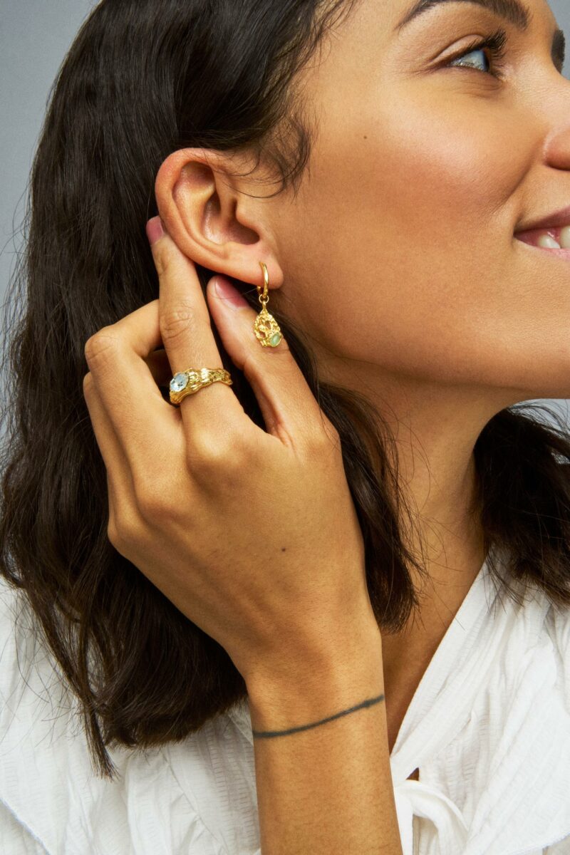 VIFORTUNE GOLD PLATED RING/EF - Image 4