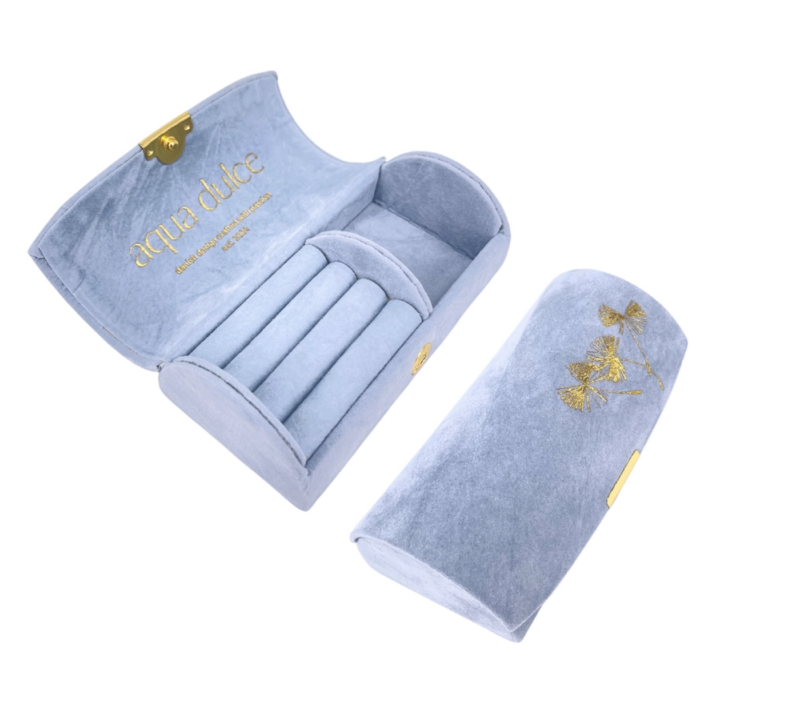 JEWELERY BOX SMALL BLUE ONE
