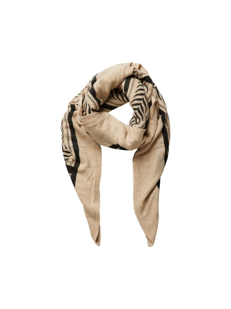 PCJOVIS WOOL SQUARE SCARF