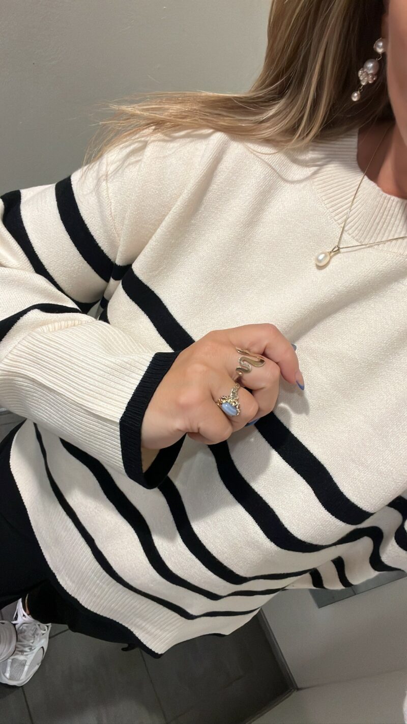 VMSABA LS O-NECK STRIPE PULLOVER GA NOOS - Image 4