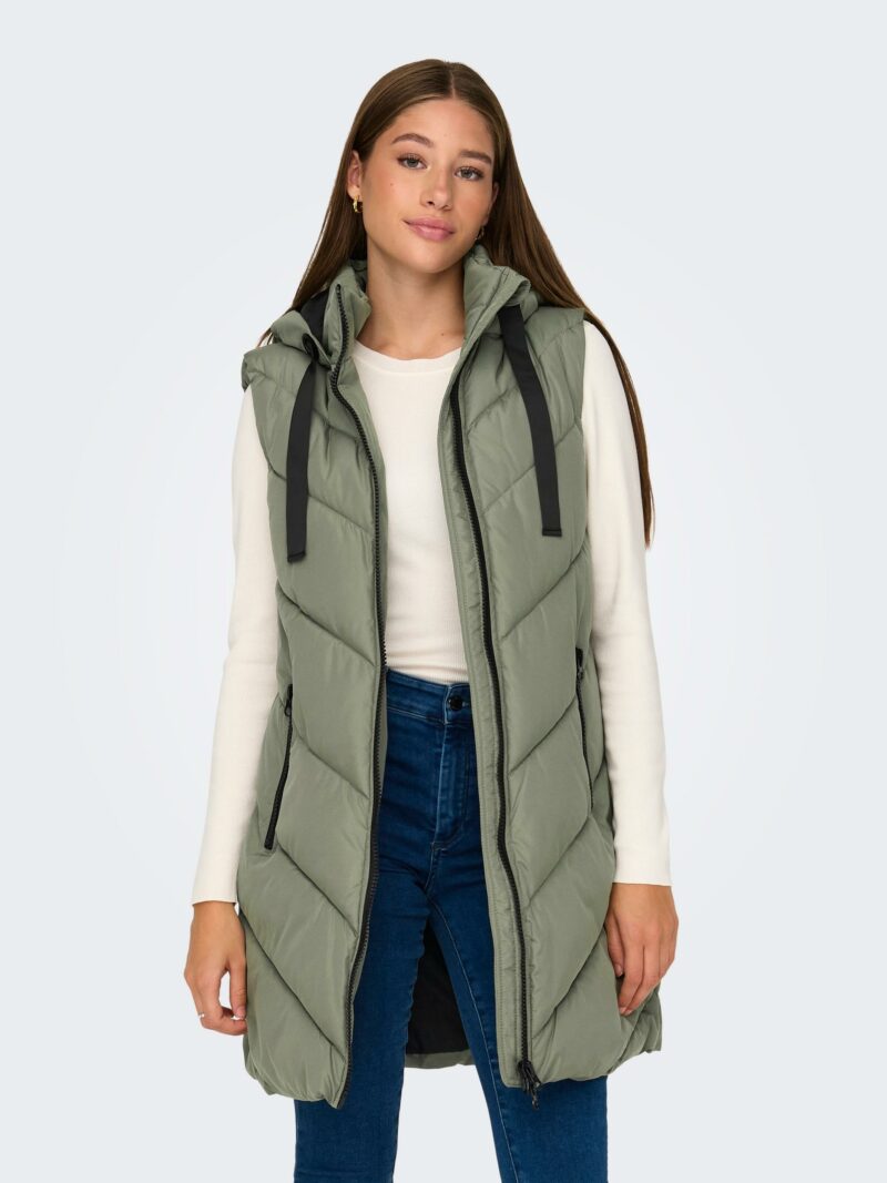 JDYSKYLAR PADDED HOOD WAISTCOAT OTW NOOS - Image 7