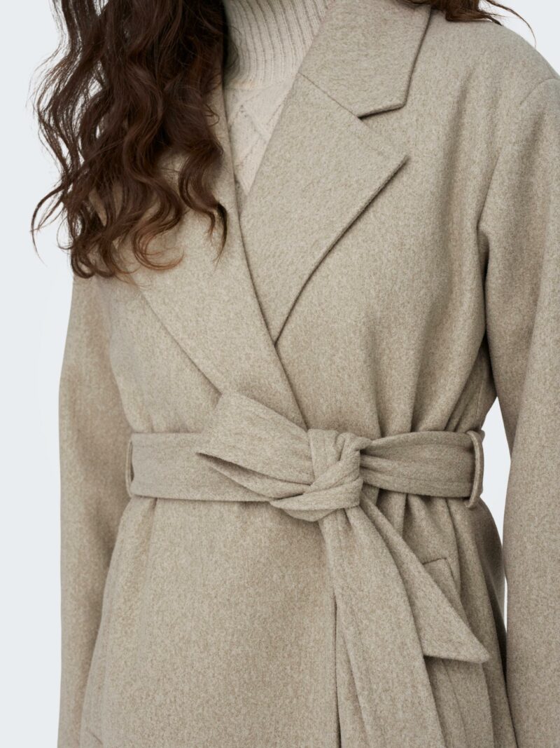 JDYVIOLA LONG COAT W BELT OTW HAB - Image 2