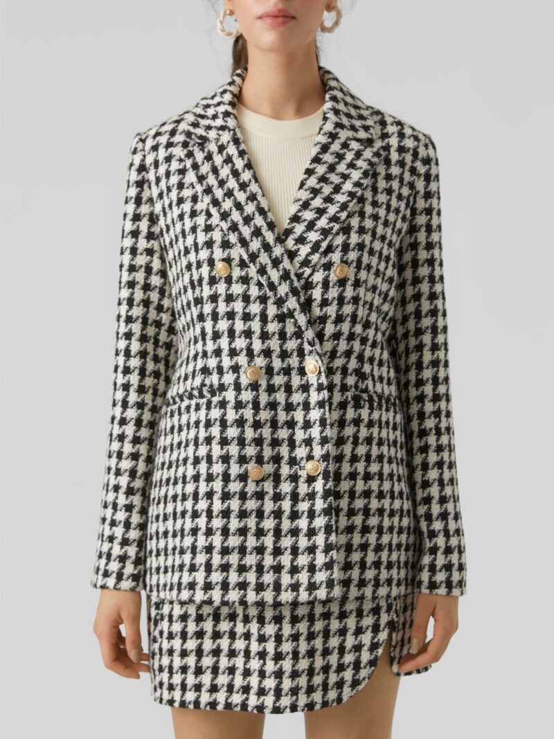VMPAIGE LS HOUNDSTOOTH BLAZER - Image 2