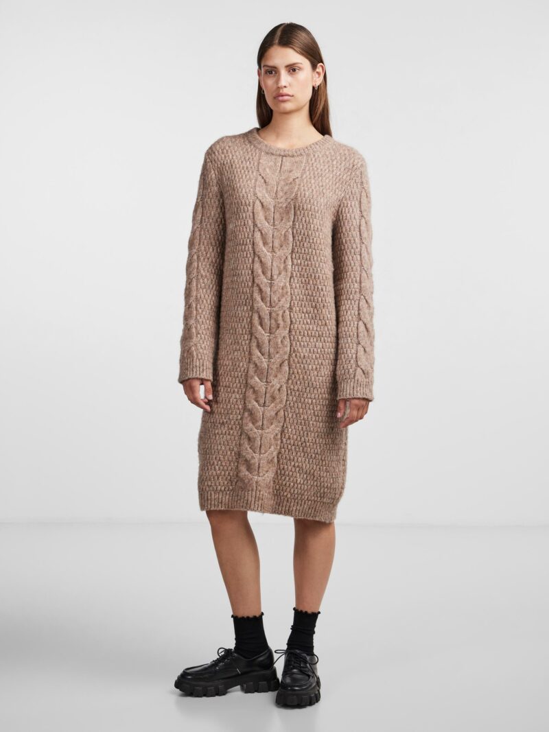 PCNINA LS O-NECK KNIT DRESS NOOS BC - Image 2