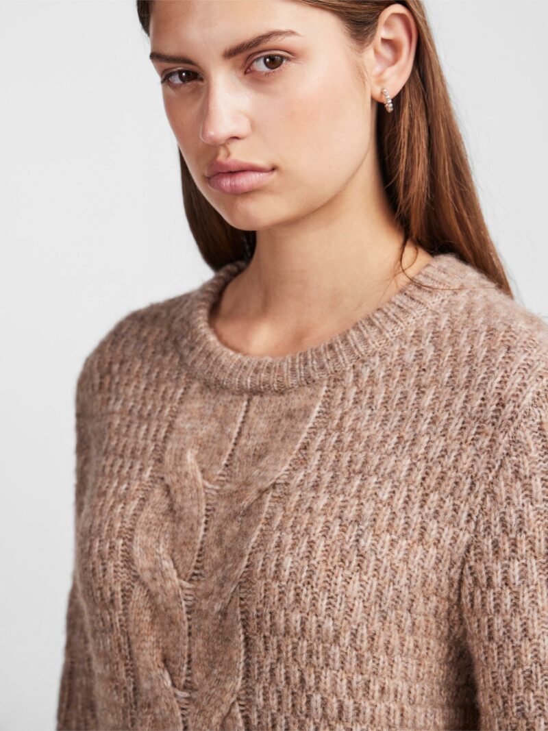 PCNINA LS O-NECK KNIT DRESS NOOS BC - Image 3