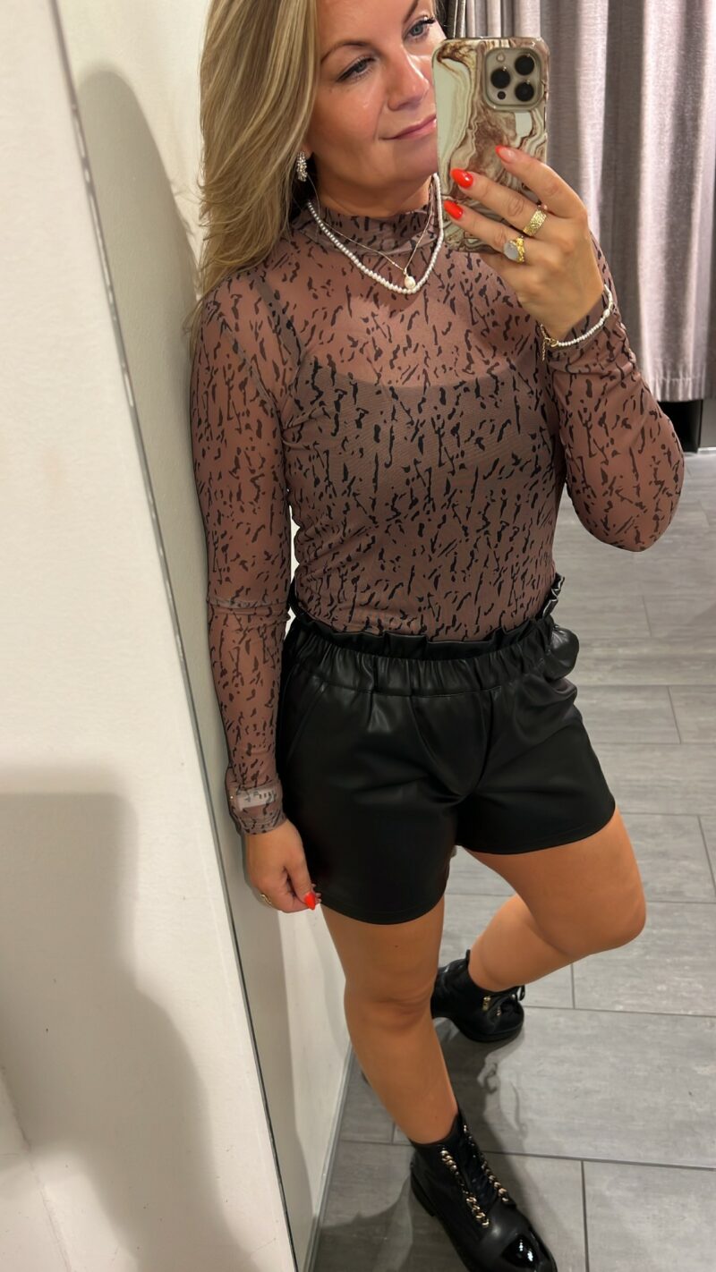 VIVOLETTA LAU HIGH NECK L/S TOP/SU