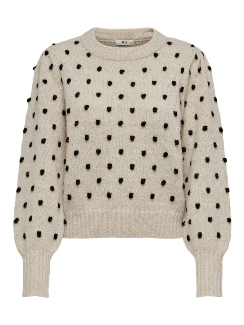 JDYSIGRID LIFE L/S ONECK PUFFDOT PUL KNT - Image 2
