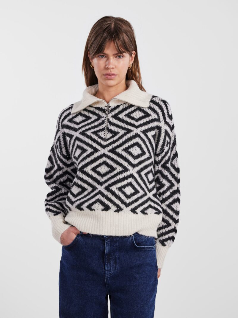 PCSOPH LS HALS ZIP KNIT BC - Image 2