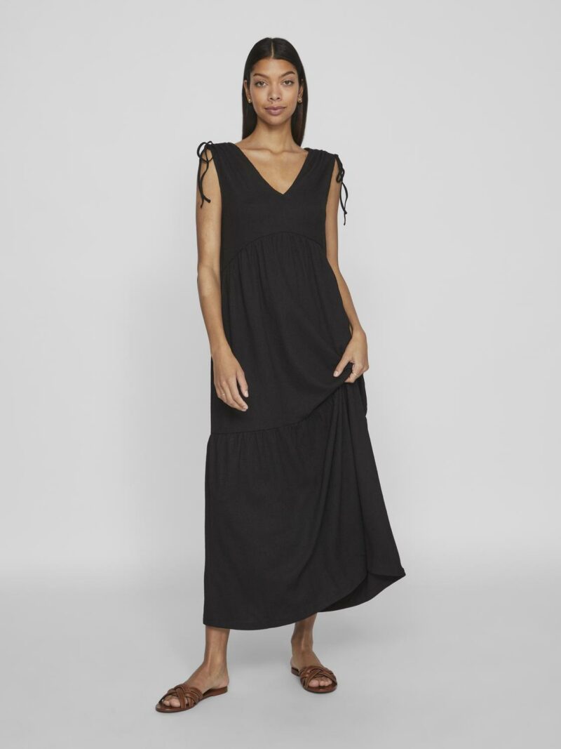 VIGITEA V-NECK S/L MAXI DRESS - Image 5