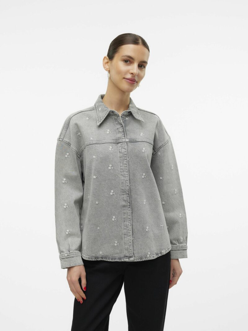 VMHAYDEN LS OVERSIZED EMB SHIRT RA207 - Image 2