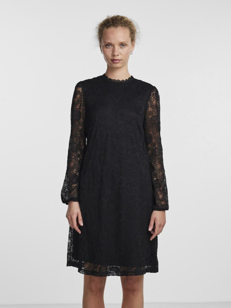 PCOLLINE LS LACE DRESS NOOS