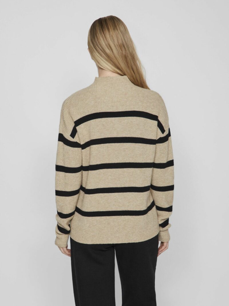 VIRIL MOCK NECK L/S KNIT RIB TOP 2-NOOS - Image 2