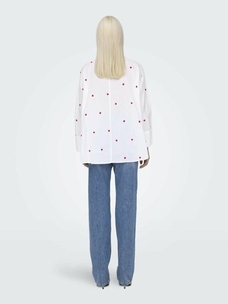 ONLNEW LINA GRACE LS EMB SHIRT NOOS WVN - Image 2