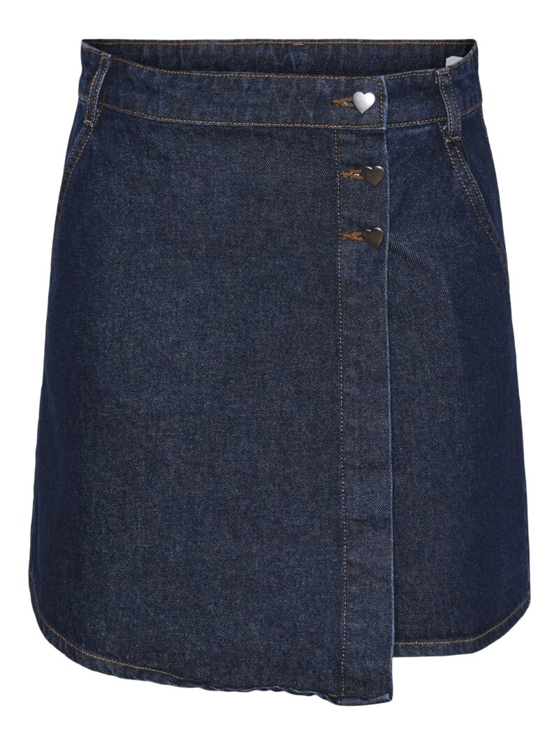 PCNEVIN HW MINI DENIM SKIRT