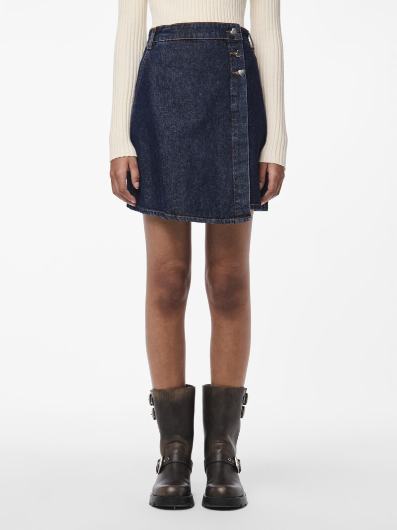 PCNEVIN HW MINI DENIM SKIRT - Image 2