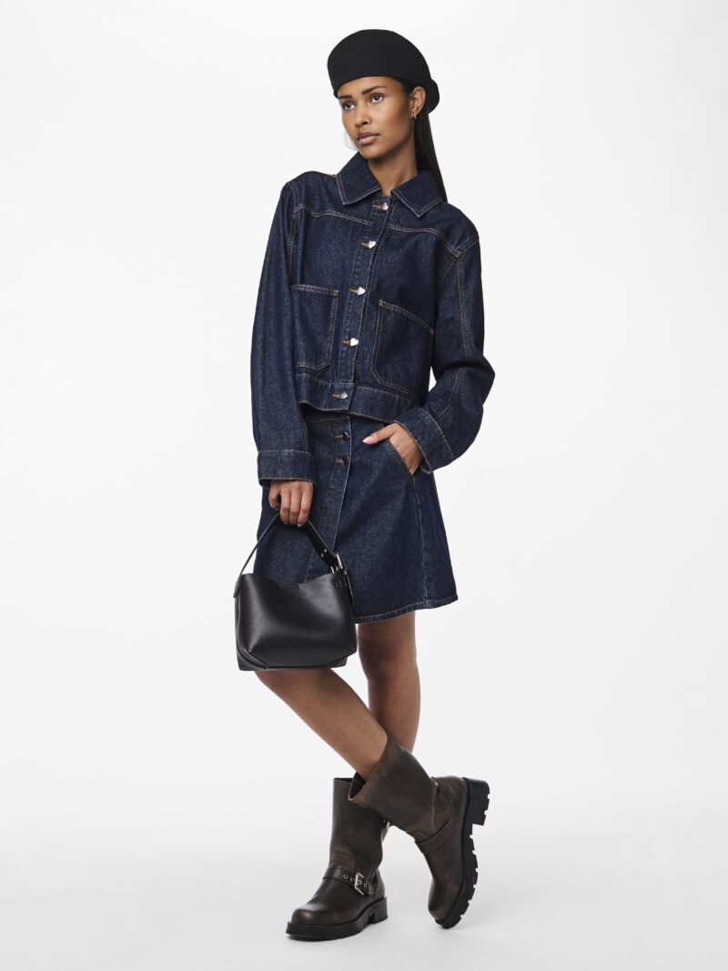 PCNEVIN HW MINI DENIM SKIRT - Image 4