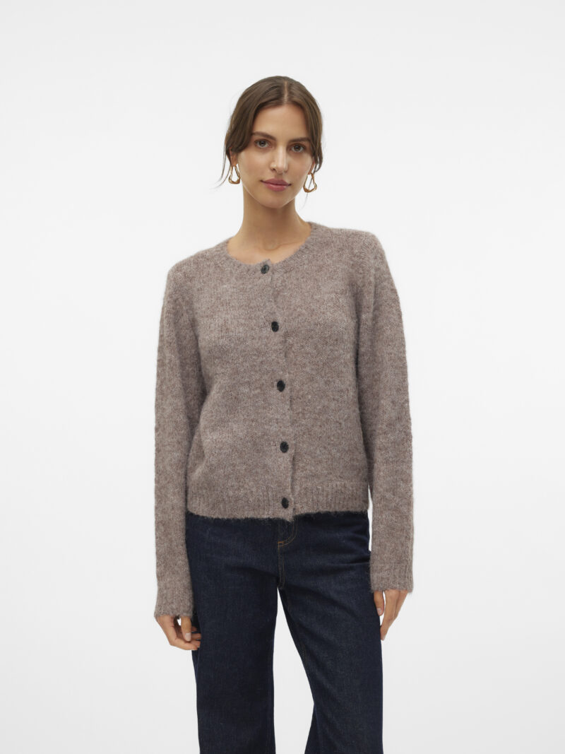VMNOVAH LS O-NECK BUTTON CARDI GA NOOS - Billede 4