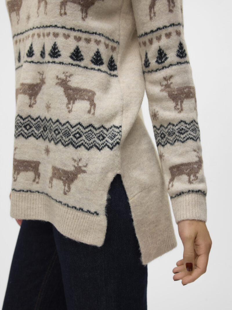 VMDEERS LS O-NECK H/L LONG PULL. XMAS - Image 4