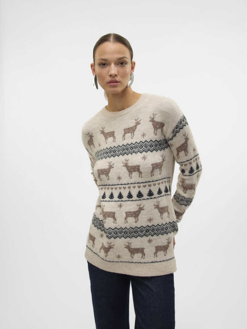 VMDEERS LS O-NECK H/L LONG PULL. XMAS - Image 5