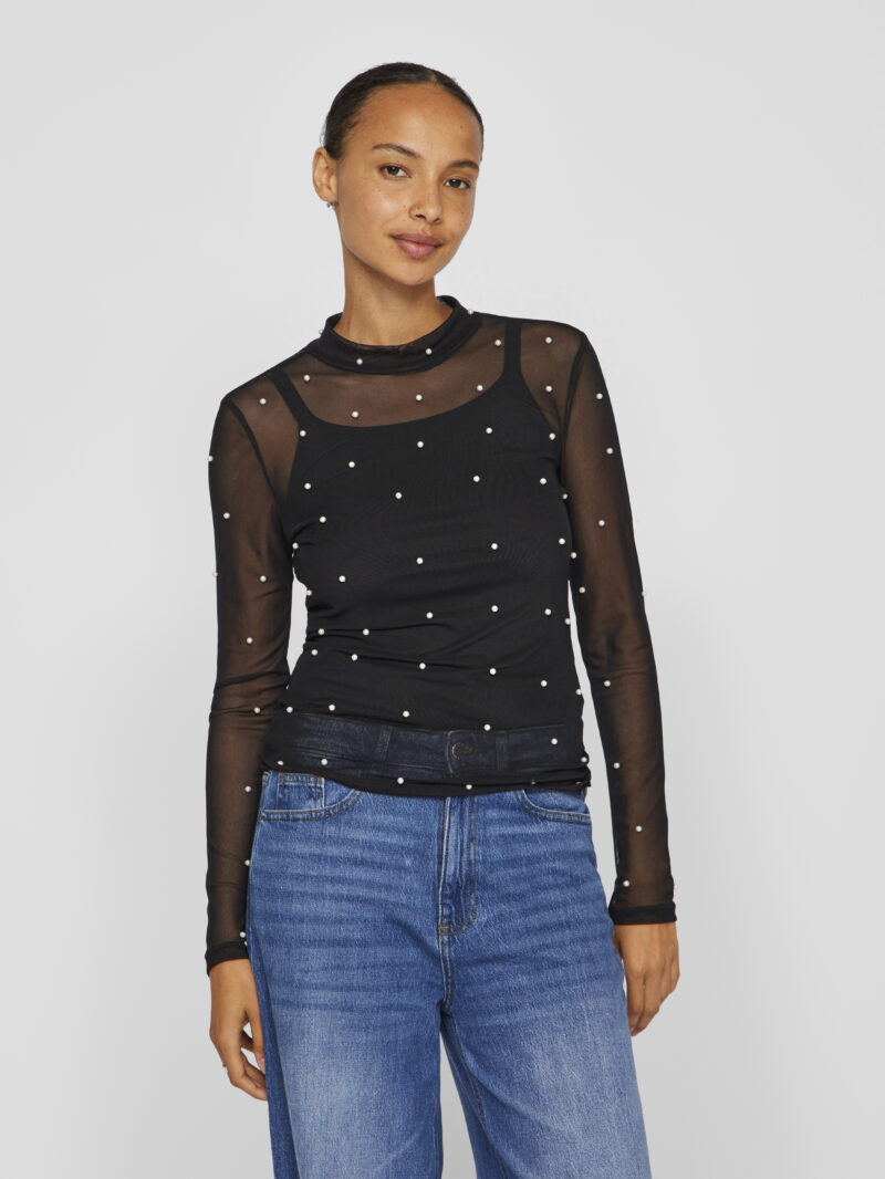VIBRAVE L/S HIGH NECK TOP/KA - Image 2
