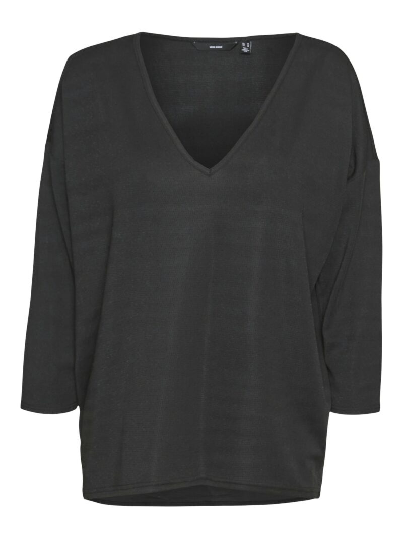 VMKANVA 3/4 V-NECK TOP JRS GA - Image 2