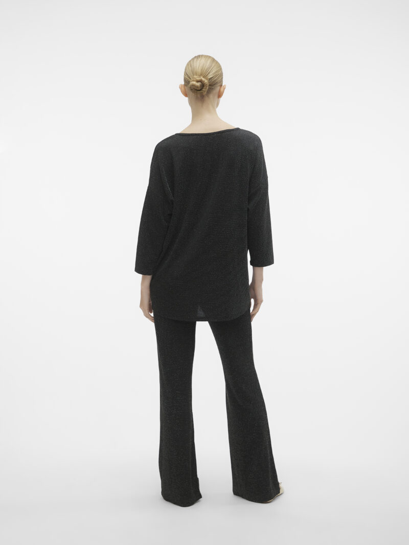 VMKANVA 3/4 V-NECK TOP JRS GA - Image 4