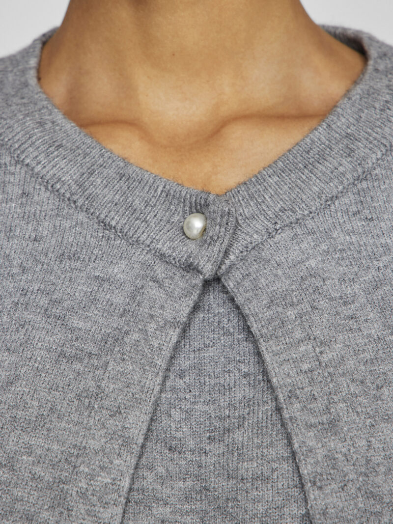 VILILO L/S O-NECK KNIT CARDIGAN/PB - Image 2