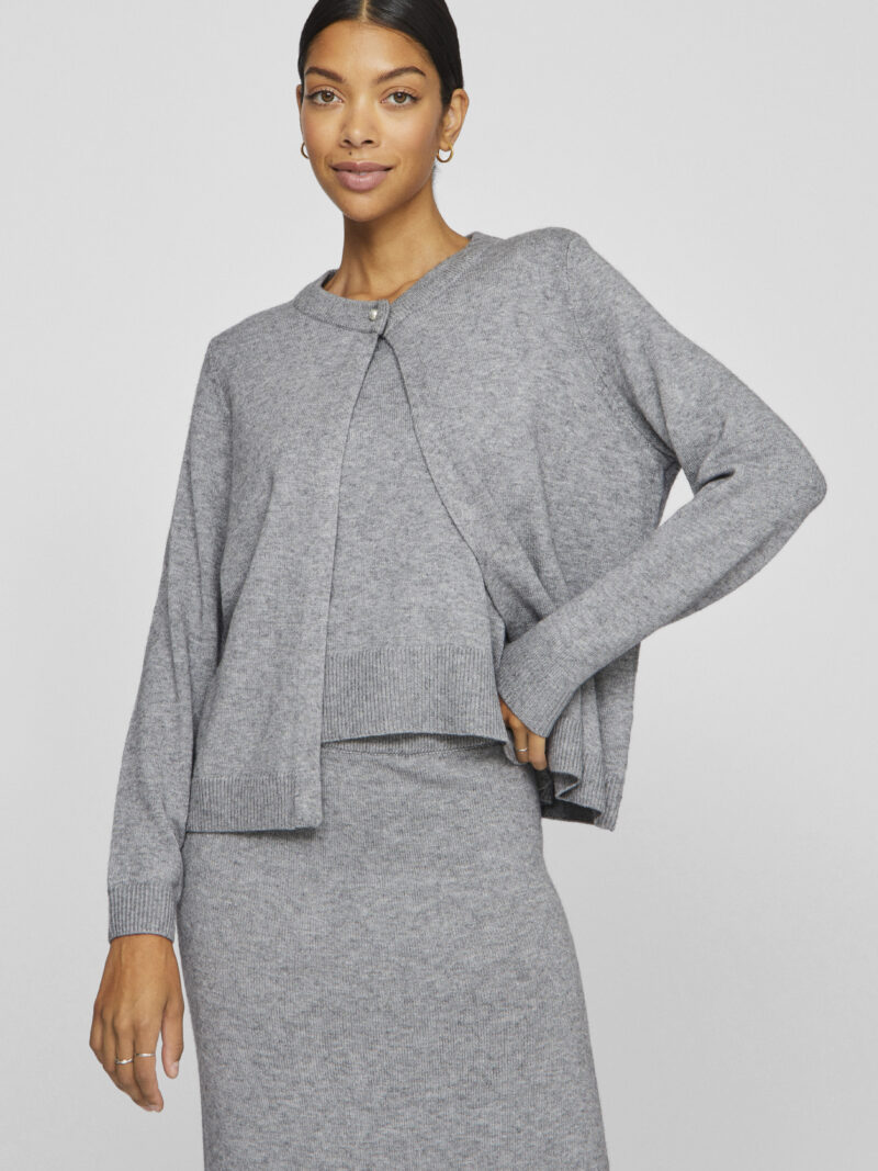 VILILO L/S O-NECK KNIT CARDIGAN/PB - Image 5