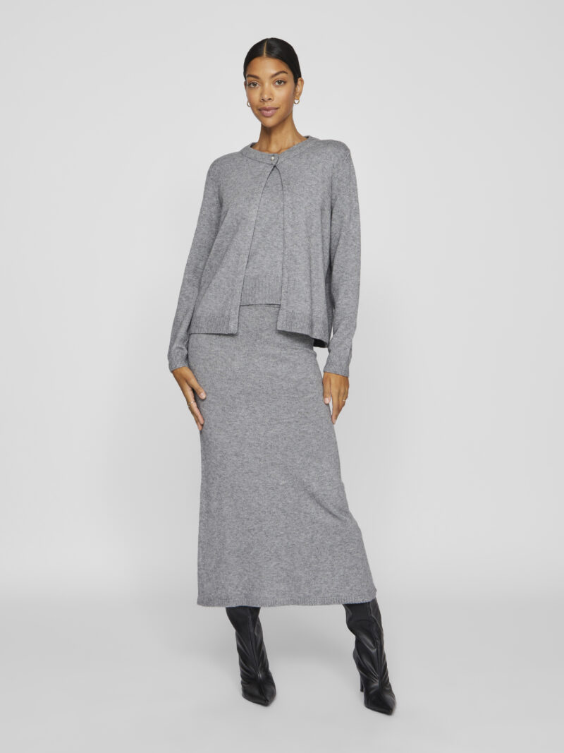 VILILO L/S O-NECK KNIT CARDIGAN/PB - Image 4