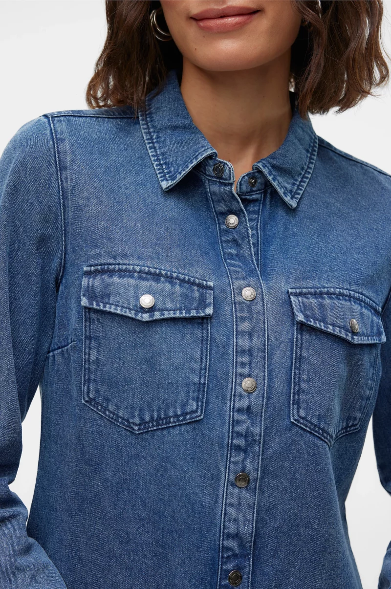 VMJENNIE LS DENIM SHIRT MIX GA NOOS - Image 5