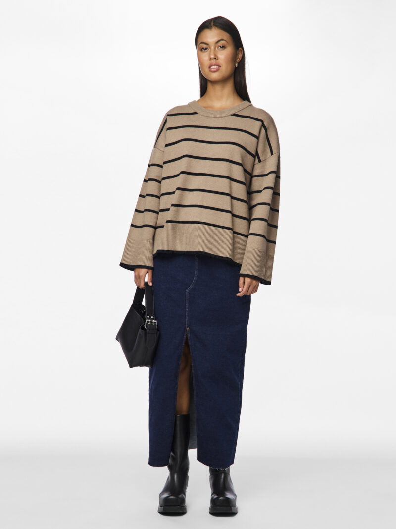 PCMATHILDE LS O-NECK KNIT NOOS BC - Image 3