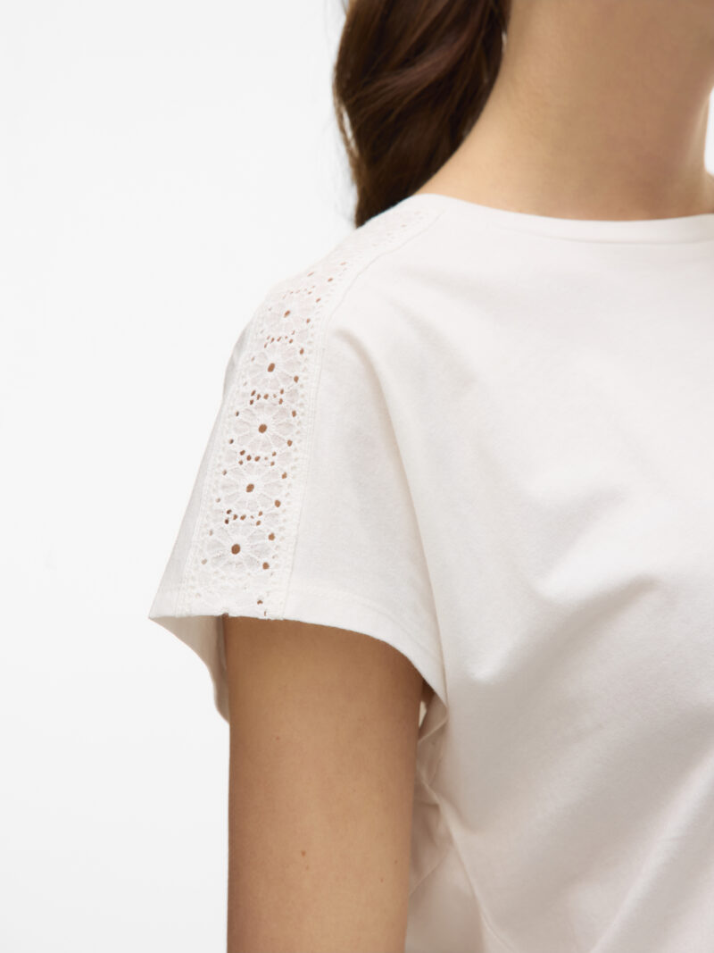VMEMMY SS LACE TAPE TOP JRS GA NOOS - Image 3