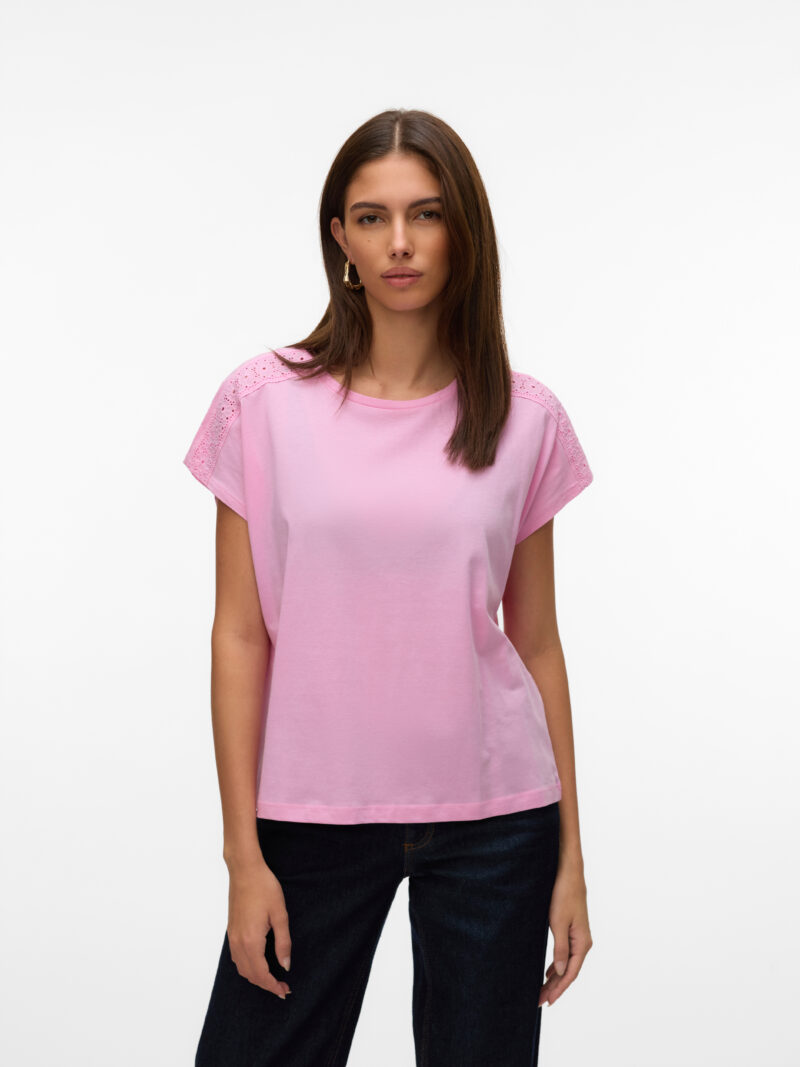 VMEMMY SS LACE TAPE TOP JRS GA NOOS - Image 10