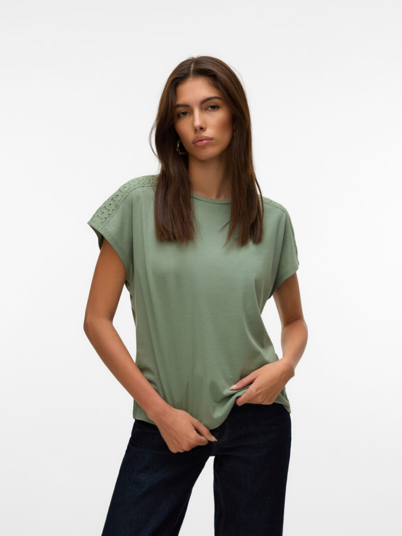 VMEMMY SS LACE TAPE TOP JRS GA NOOS - Image 13