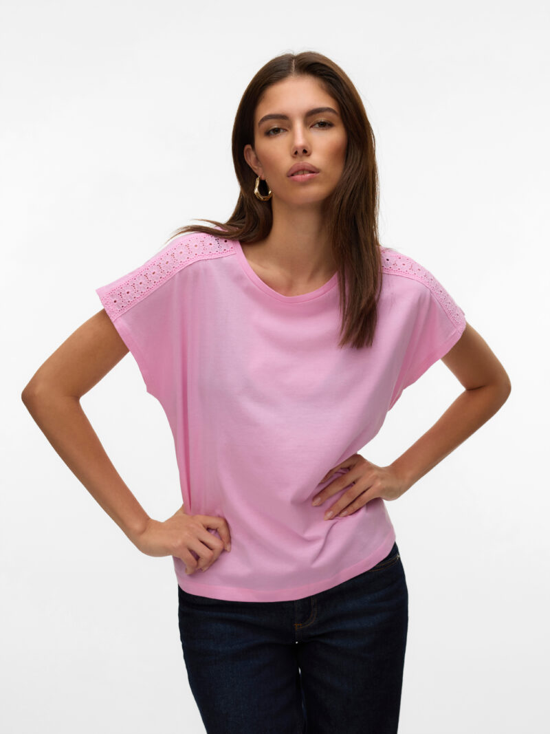 VMEMMY SS LACE TAPE TOP JRS GA NOOS - Image 11