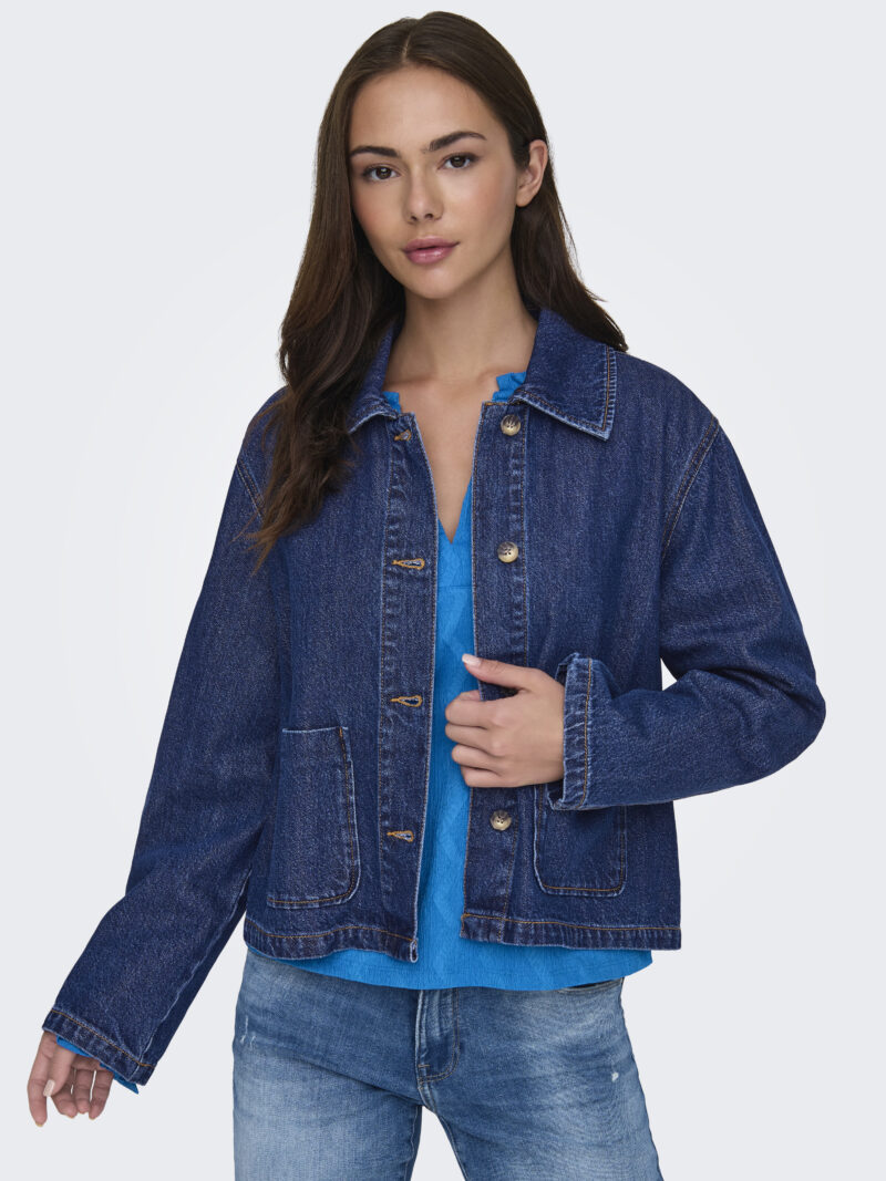 ONLLERIN LS POCKET DNM JACKET QYT - Image 3