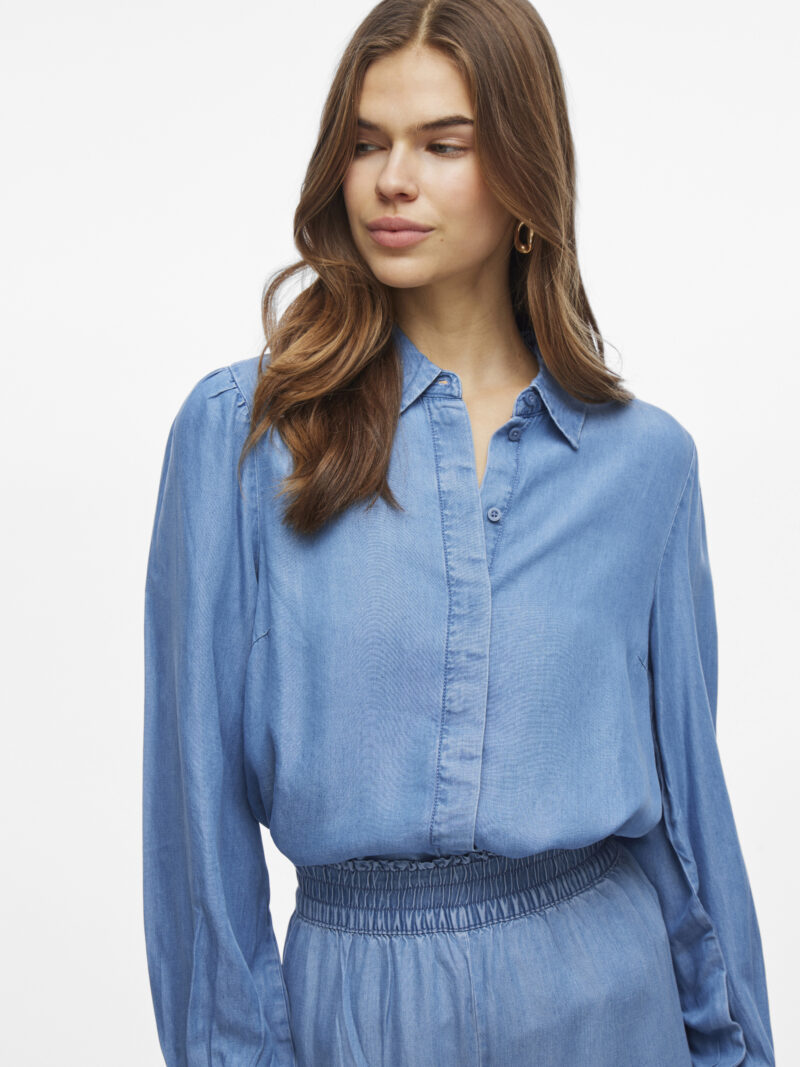 VIGIVANI L/S PLACKET DENIM SHIRT/R - Image 5
