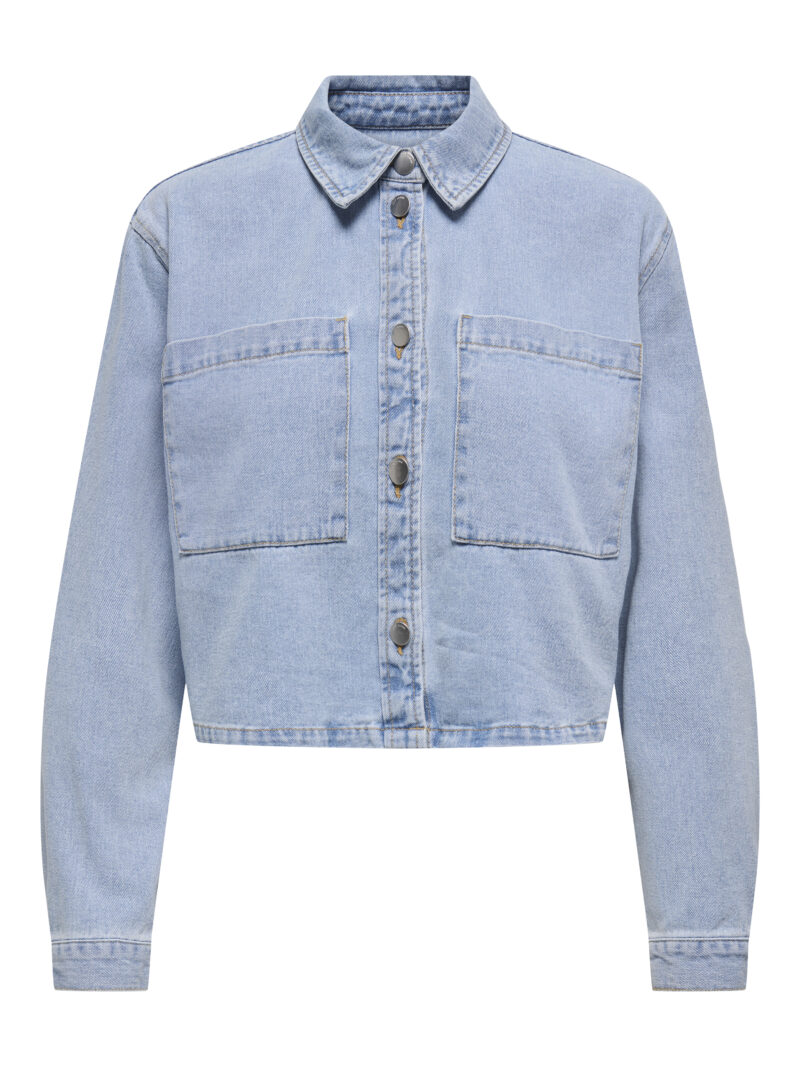 JDYMARLY L/S BOXY SHACKET DNM NOOS
