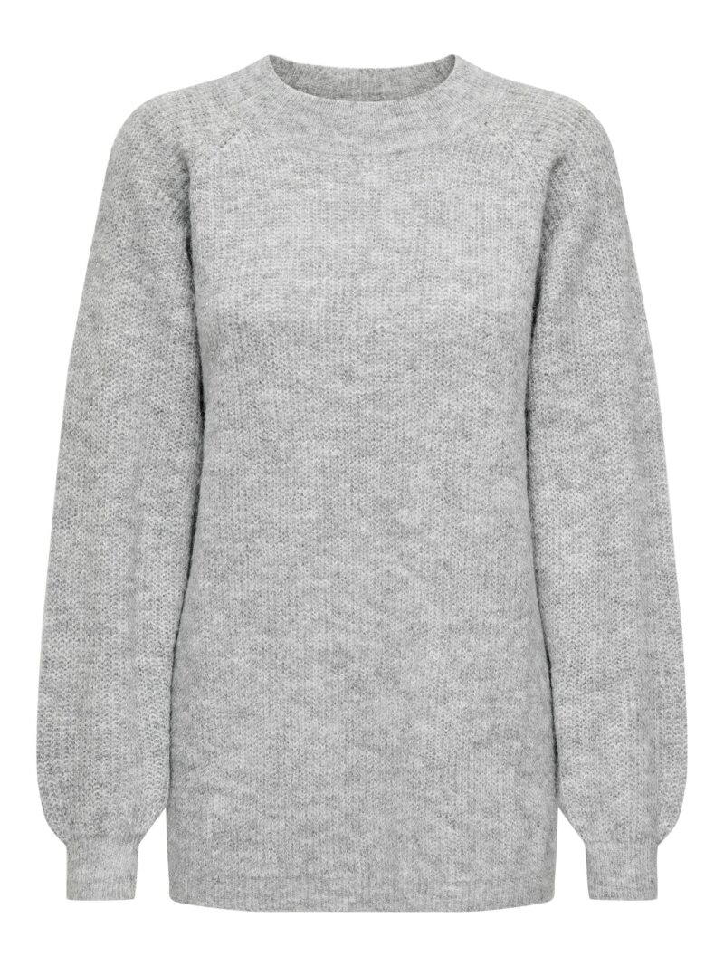 JDYESTHER L/S HN LONG SLIT PULLOVER KNT