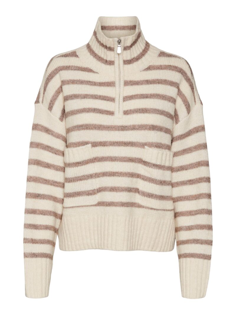 VMCARRY LS HIGHNECK ZIP PULLOVER GA BOO