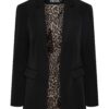 Black/Leo print