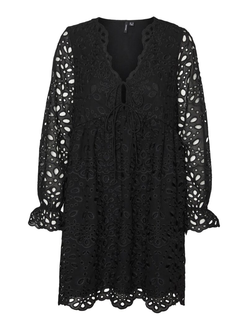VMKEJSA L/S TIE SHORT DRESS WVN EXP