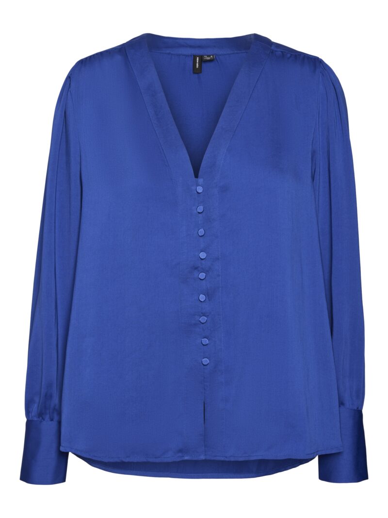 VMGISANA L/S V-NECK SHIRT WVN BTQ