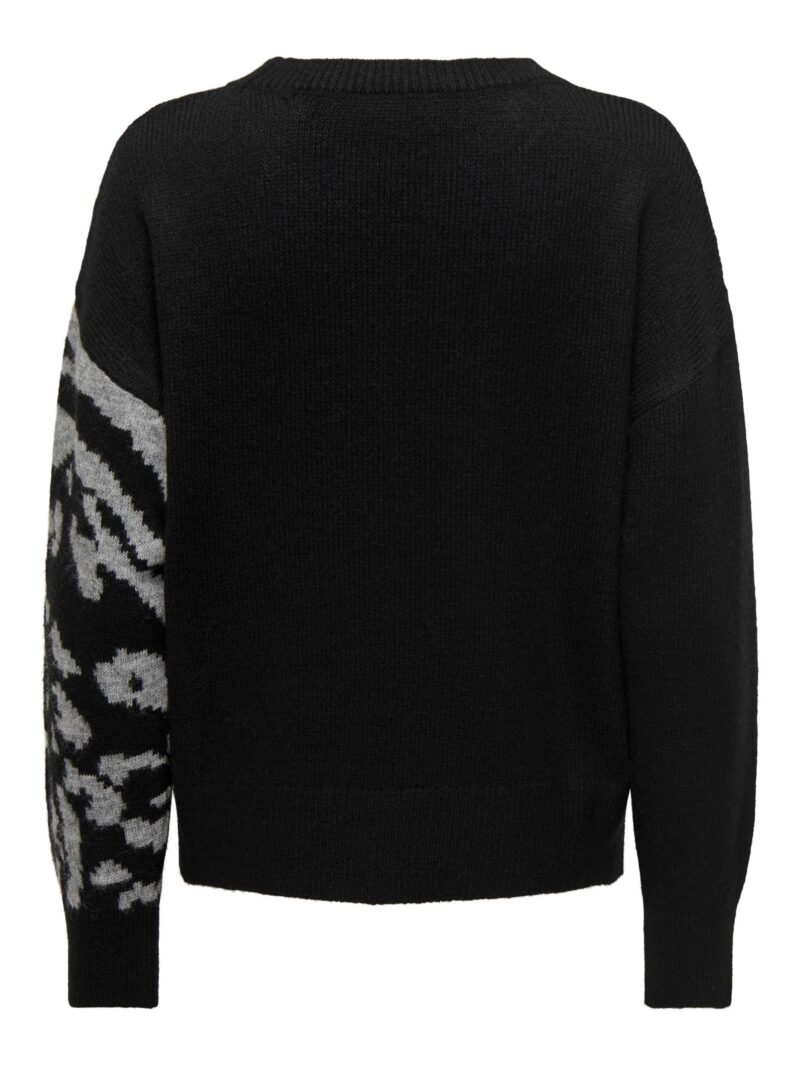JDYKARMA L/S O-NECK JACQ PULLOVER KNT - Image 2