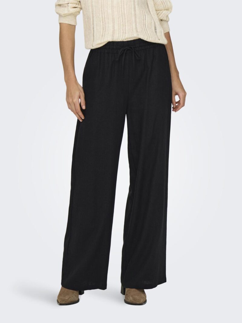 JDYSAY LINEN HW WIDE PANT WVN NOOS - Image 6