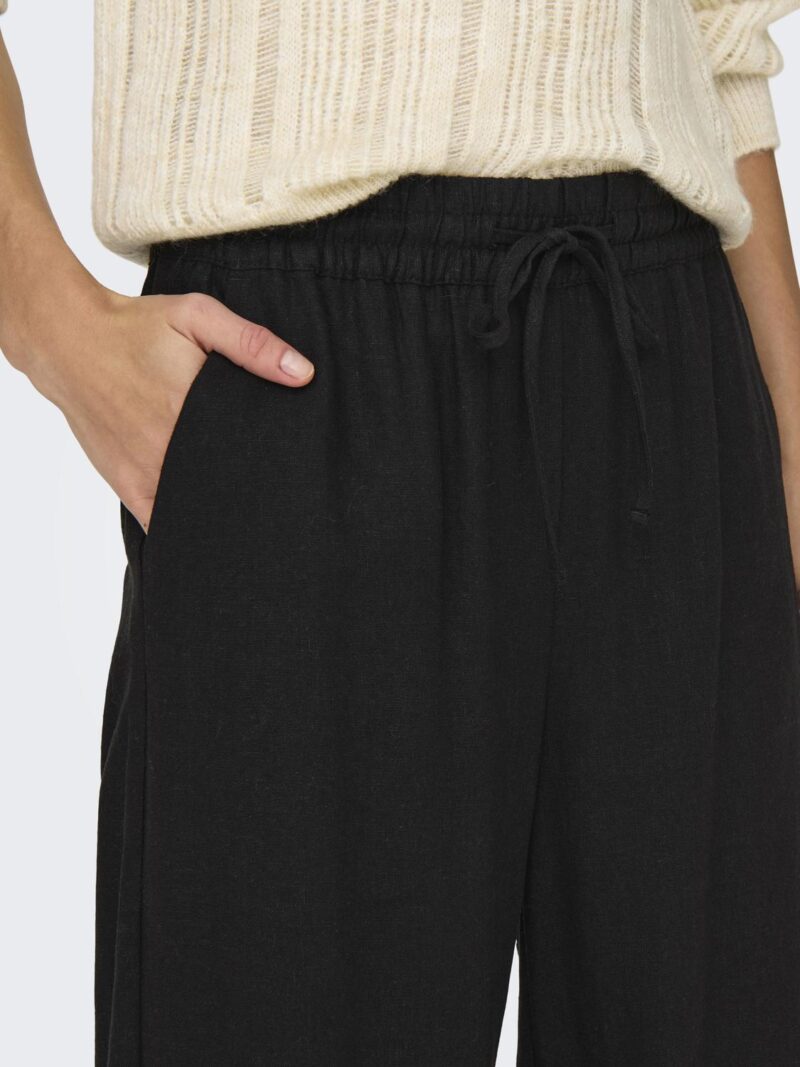 JDYSAY LINEN HW WIDE PANT WVN NOOS - Image 5