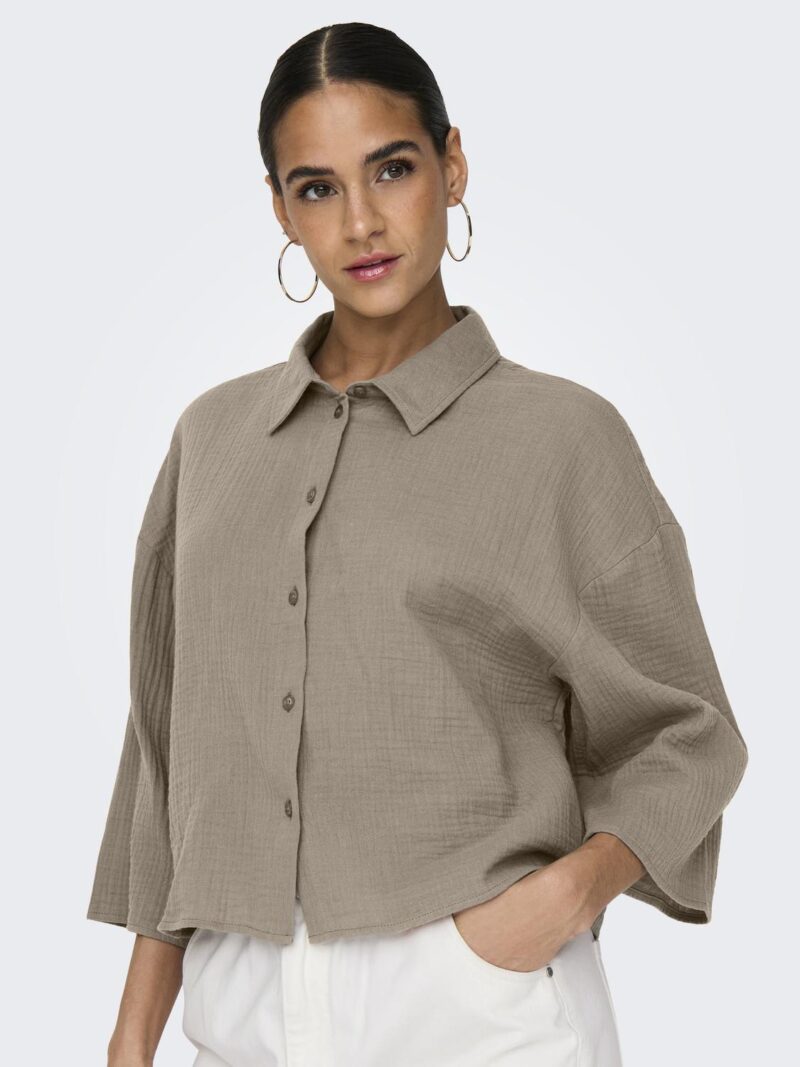 JDYTHEIS LIFE 3/4 CROP SHIRT WVN NOOS - Image 3