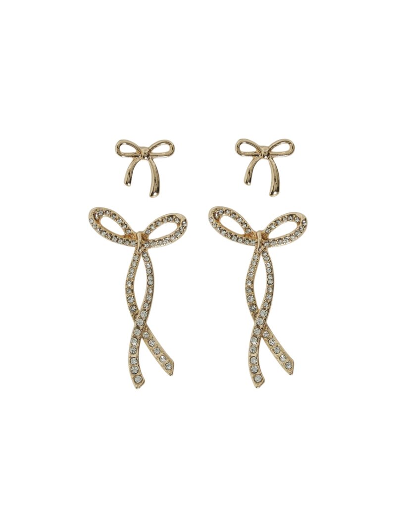 VIKYZER 2 PCK BOW EARRINGS/EF