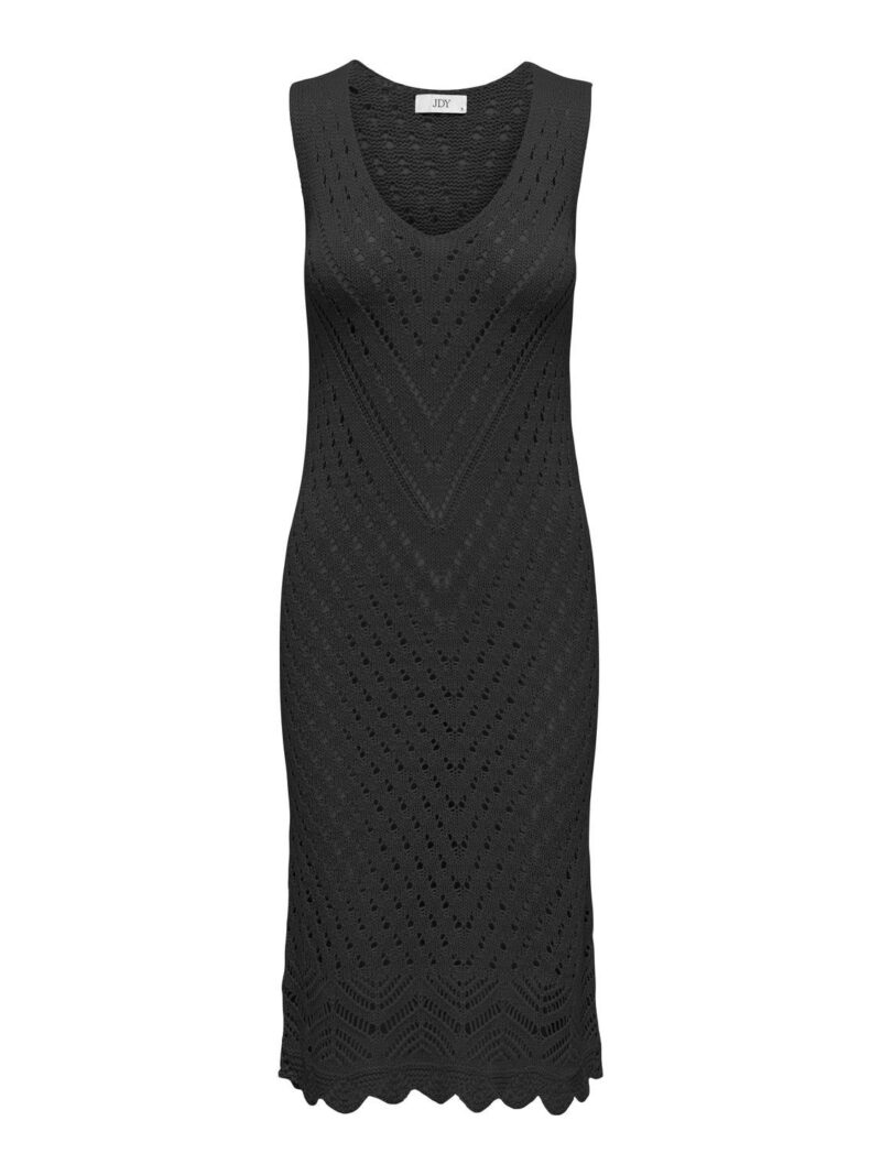 JDYSUN S/L V-NECK MIDI DRESS KNT