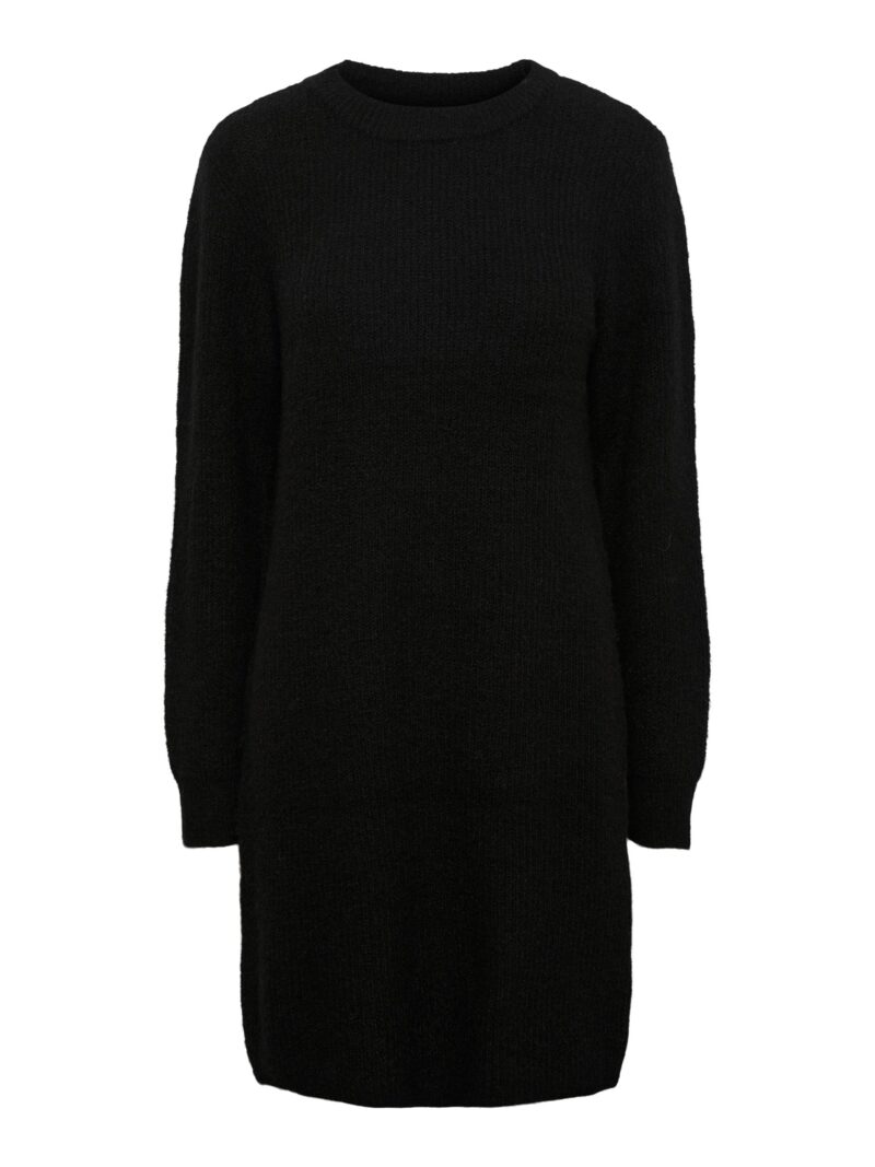 PCELLEN LS O-NECK KNIT DRESS BC